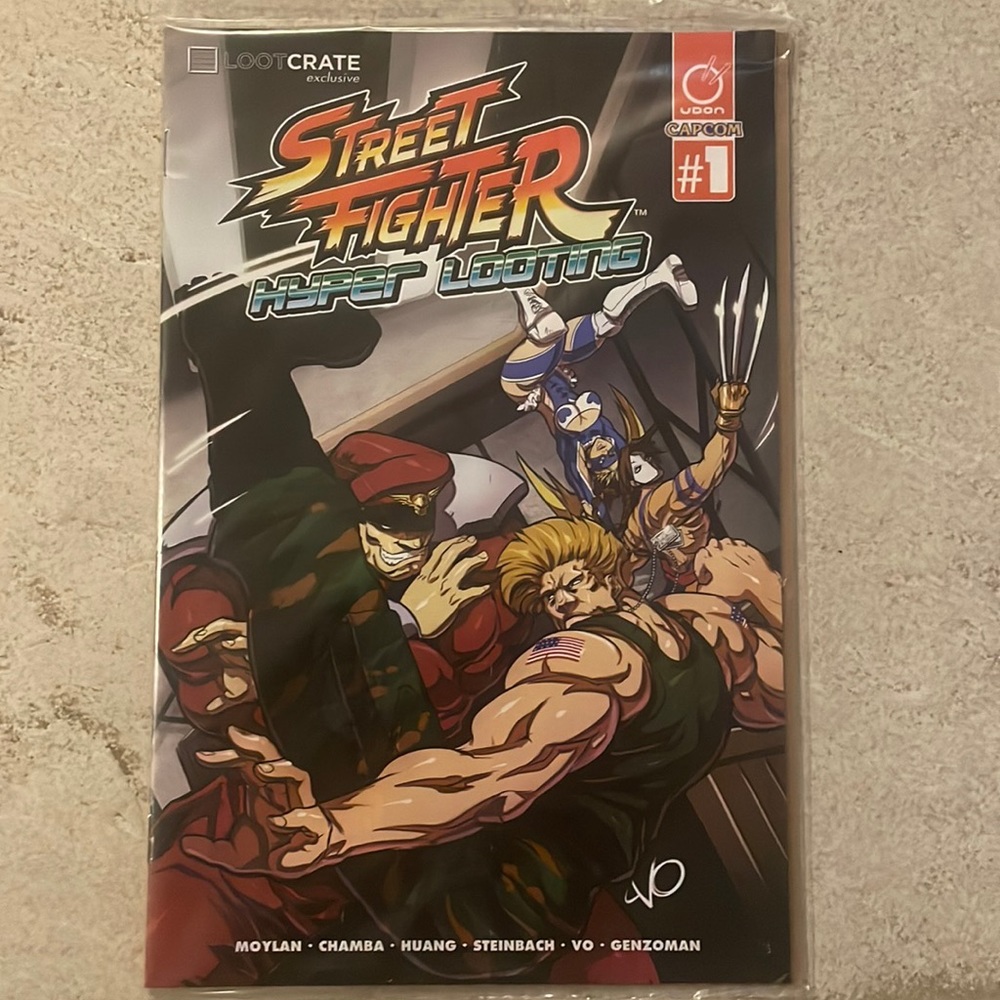 Never Opened Loot Crate Street Fighter Hyper Looting Comic Book Edition #1